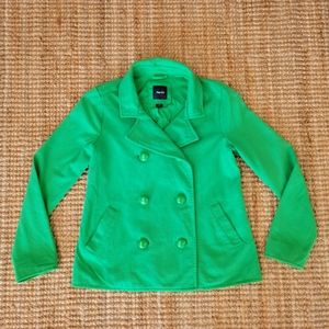 ☘Gap kids green jacket size 12
